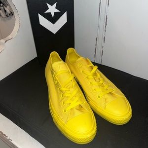 Converse CTAS OX Aurora Yellow  unisex Men 7.5 Women 9.5 Canvas upper, New